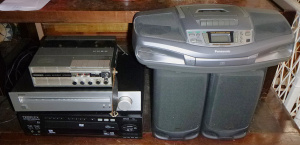 Lot 16 - Group Lot - Audiovisual equipment inc Uher 4400 Report Stereo, Panasoni