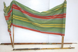 Lot 31 - Group lot - 2 x old Surf Fishing Rods incl Jarvis Walker Botany bay &am Lot 31 - Group lot - 2 x old Surf Fishing Rods incl Jarvis Walker Botany bay &am