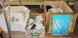 Lot 50 - 3 boxes plus of Mixed Items & Ephemera inc Vintage Newspapers from