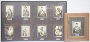 Lot 58 - 2 x Framed Portrait Photos of Prominent Native American leaders incl Ch