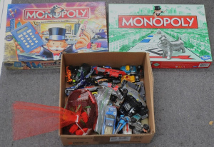 Lot 60 - Lot of Boxed Board Games & Assorted Toys incl 2 x Monopoly Board Ga