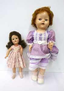 Lot 88 - 2 x Circa 1950s Hard Plastic Dolls inc, Pedigree Walker with flirty eye