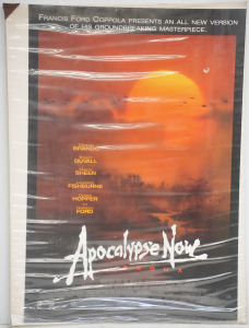 Lot 108 - Large Unframed One Sheet Movie Poster - Apocalypse Now Redux - Marlon