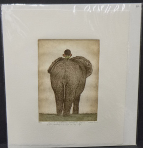 Lot 121 - Vartouhi Zerdelian-Pinkston ( America, 1973 - ) Mounted Coloured Etchi