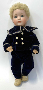 Lot 182 - Bahr & Proschild vintage Bisque character toddler doll - marked 60