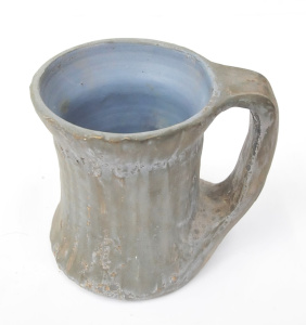 Lot 217 - Philippa James (1893 - 1967) Australian Pottery Tankard - Blue Grey c