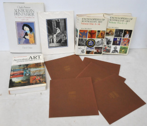 Group lot - Australian Art Reference Books & Ephemera - McCullochs 2 vol Set
