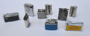 Small lot - Vintage Cigarette Lighters - Advertising inc Colfix, Lift Arm &