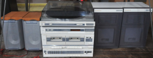 Vintage Pioneer Midi Home Audio System S-7000 incl PL-X77Z Automatic Turntable,