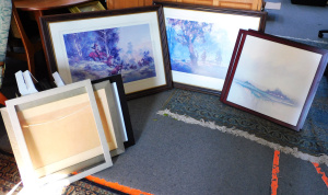 Lot 51 - Group lot of Framed Pictures & Prints inc Pair Signed D'Arcy Doyle