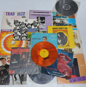 Lot 73 - Lot of Vintage Vinyl LP Records incl Taiwan Orange Coloured Roy Orbison