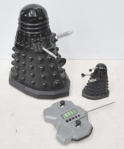 Lot 99 - 2 x Modern Doctor Who Dalek Toys incl RC Dalek w Remote Control & A