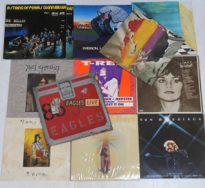 Lot 114 - Lot of Vintage Vinyl LP Records incl The Beach Boys, Van Morrison, Nei