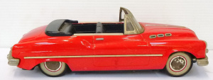 Lot 122 - Vintage Friction Drive Tin Toy Convertible Voiture Standard Guitar