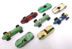 Lot 123 - Group lot - Vintage Loose Dinky Toy diecast Racing Cars - Ferrari, Con