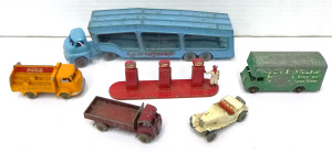 Lot 145 - Small Group Lot Vintage Lesney Die Cast inc Coca-Cola Truck, Esso Fuel