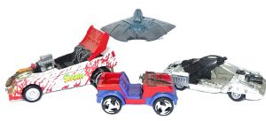 Lot 164 - 4 x Mixed Toys inc Attacker Starship from Independence Day, Spawn Mobi
