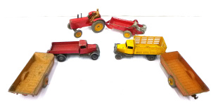 Lot 169 - Group lot - Loose vintage Dinky Toy diecasts - Massey Harris Tractor &