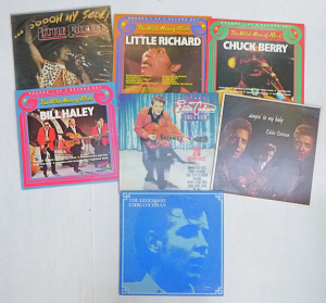 Lot 181 - Group Lot - Classic Rock N Roll Vinyl Lp Records - Eddie Cochran, Chuc