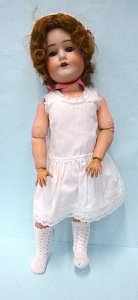 Lot 196 - Early 1900s Bisque Socket Head Doll - Arthur Schoenau & Hoffmeiste