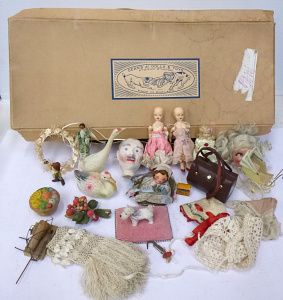 2 x boxes inc, Retail Cardboard box for Deans A1 Dolls & Toys of England &am