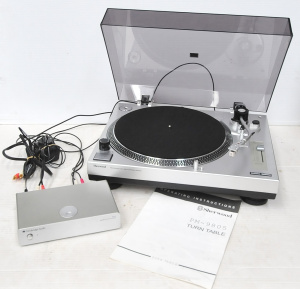 Modern Sherwood PM-9805 Turntable w Pitch Adjustment & Cambridge Audio Pre-A