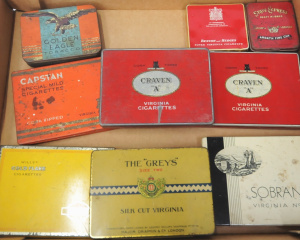 Lot 14 - Group lot vintage Tobacco tins inc Golden Eagle, The Greys , Wills Gold