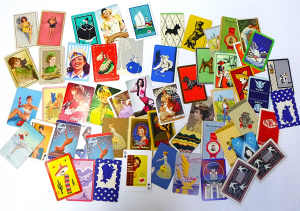 Lot 30 - Small Lot of Vintage Swap cards - Glamour Pin Up Girls, Pretty Ladies,