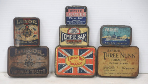 Lot 116 - Group lot vintage Tobacco Tins inc White Heather, Patrol, Temple Bar,