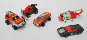 Lot 120 - Small Lot of Vintage Diecast & Plastic Transforming Toy Cars incl