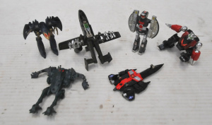Lot 127 - Lot of Vintage Bandai Machine Men Diecast & Plastic Toys incl Rene