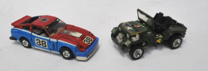 Lot 134 - 2 x Vintage G1 Transformers Autobot Toys incl Hound Army Jeep & Sm
