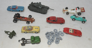 Lot 163 - Group - vintage Diecast Cars - Dinky, Corgi's & Micro Models Inter