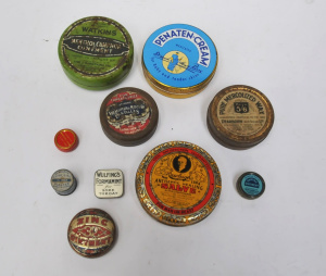 Lot 197 - Group lot vintage Medicinal inc Watkins Methol Camphor, Rawleighs Anti
