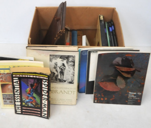 Box lot - Various Books & other items - old Dominoes, Graphis Annuals, Super
