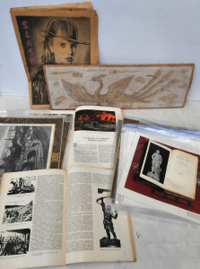 Lot of Vintage Books & Ephemera incl Russian Art Books, Chinese & Russia