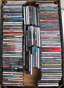 Lot 22 - Box Lot of CDs inc Pearl Jam, ZZ Top, Radiohead, Led Zeplin, White Stri
