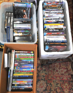 Lot 40 - 3 x Boxes of Assorted DVDs incl Game of the Thrones, 24 complete series