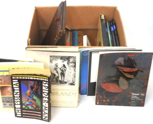 Lot 53 - Box lot - Various Books & other items - old Dominoes, Graphis Annua