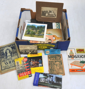Lot 72 - Box lot - Vintage Ephemera - old Australasian Post Magazines, 50s Helpf