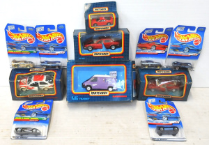 Lot 76 - Lot of Boxed & Carded Matchbox & Hot Wheels Diecast Vehicles in Lot 76 - Lot of Boxed & Carded Matchbox & Hot Wheels Diecast Vehicles in
