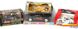 Lot 83 - 4 x Boxed Vintage diecast & plastic race Cars Polistil S210 Porsche