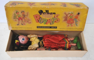 Lot 112 - Vintage boxed Pelham marionette Puppet of a Gypsy Girl - GC