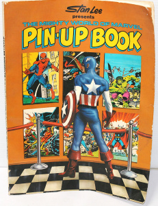 Lot 135 - Stan Lee Presents Marvel Pin-up Book w Poster Sized Full Colour Illust