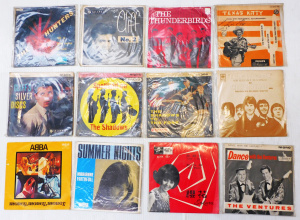 Lot 145 - Group lot vintage 45rpm Singles Records inc Texas Kitty, The Hunters,