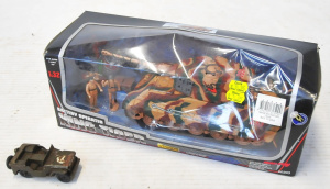 Lot 151 - 2 x Vintage Toys incl Metal Tri-Ang Minic Toy Army Jeep & 132 Scal Lot 151 - 2 x Vintage Toys incl Metal Tri-Ang Minic Toy Army Jeep & 132 Scal