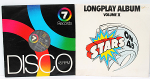 Lot 164 - 2 x vintage 12 Vinyl Records - Stars on 45 Volume 2 + The Flying Lizar