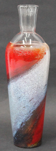 Lot 225 - Signed Kosta Boda Kjell Engman Twister Vase Signed & label 25cm H