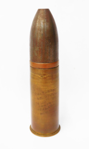 Lot 233 - c1904 WWI German Inert Artillery KARLSRUHE C9798 - Trench Art Inscrib Lot 233 - c1904 WWI German Inert Artillery KARLSRUHE C9798 - Trench Art Inscrib