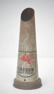 Vintage Tin Vacuum Oil Bottle Spout